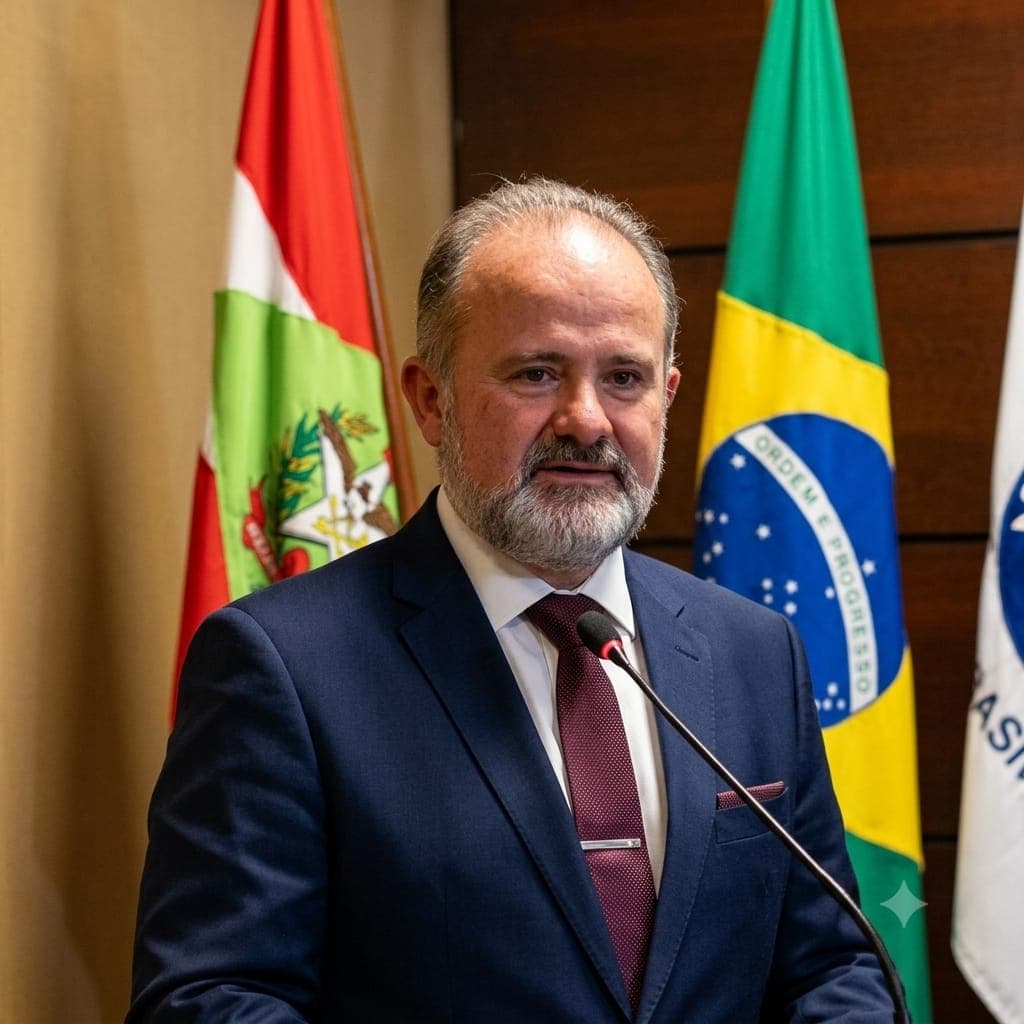 Álvaro de Albuquerque Neto em seu escritório